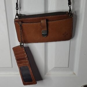 Patricia Nash Brown Leather Mini Bag